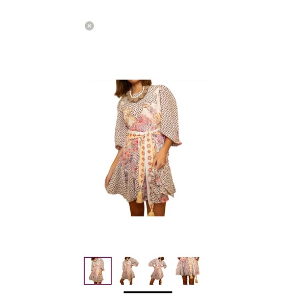 Tuckernuck‎ Anna Cate Floral Print Dress Women's Size Small Boho Chic *read - Picture 8 of 8